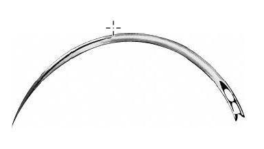 ШОВНА ГОЛКА №B10 КОЛЮЧА 38 mm, Ø 0,90 mm